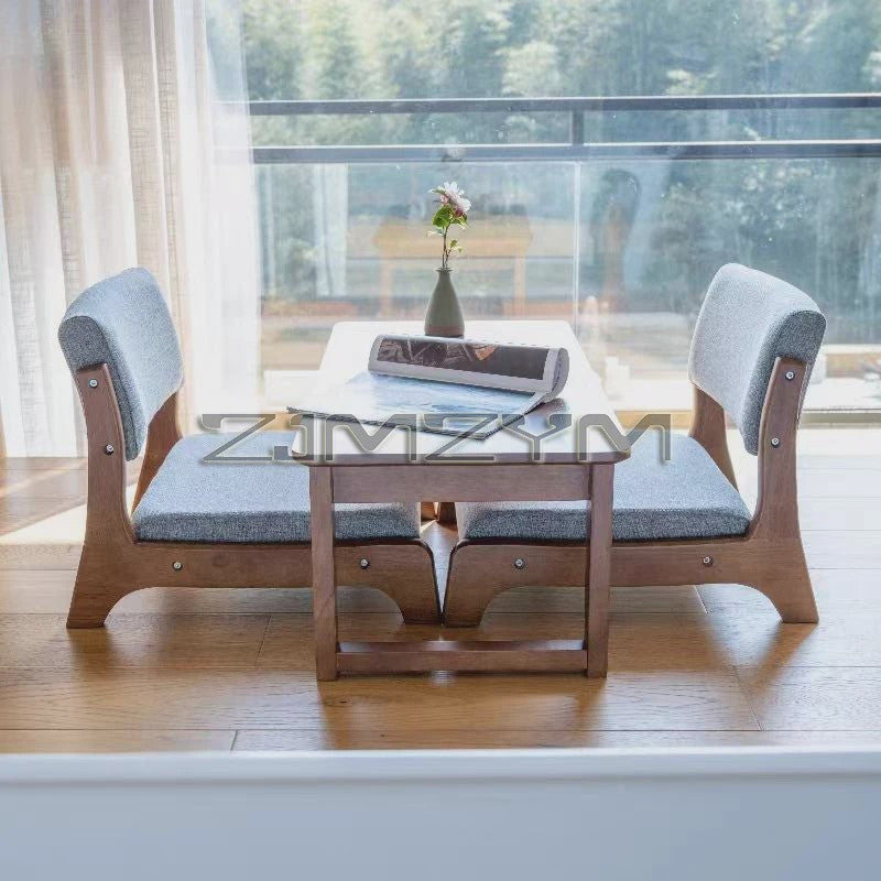 Moderne Houten Fauteuil met Ergonomische Rugleuning - Scandinavisch Design