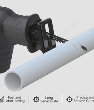 Vearter S644D 5-delige Reciprozaagbladen Set - 150mm (6") HCS, 6 TPI - Voor Hout & PVC