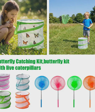 Vouwbare Insectenkooi & Vlinderterrarium - Ademend Mesh Net voor Buitenobservatie