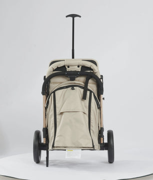 Lichtgewicht Opvouwbare Kinderwagen met Verstelbare Zitting & 4-Wiel Schokabsorptie