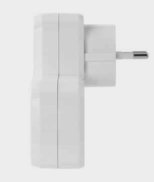 3-Weg Stopcontact Verdeler met 2 USB-A en 1 USB-C Poort - Oplaadstation