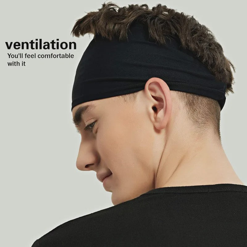 Sportieve Hoofdband voor Fitness & Yoga - Zweetabsorberend & Elastisch Katoen