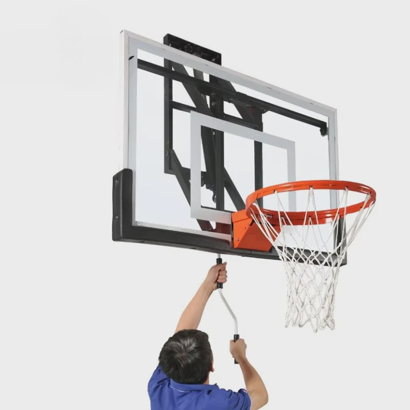 In Hoogte Verstelbare Wand Basketbalring - Indoor Mini Hoop voor Thuisgym
