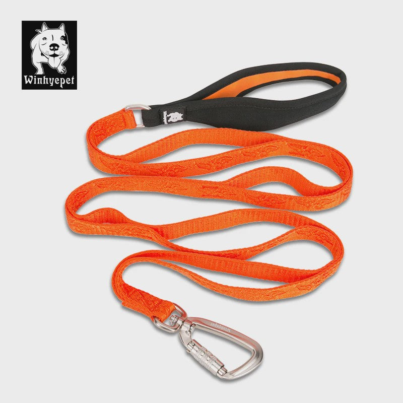 TRUELOVE Hondenlijn Nylon met Karabijnhaak - Sterk, Comfortabel & Veilig voor Reizen