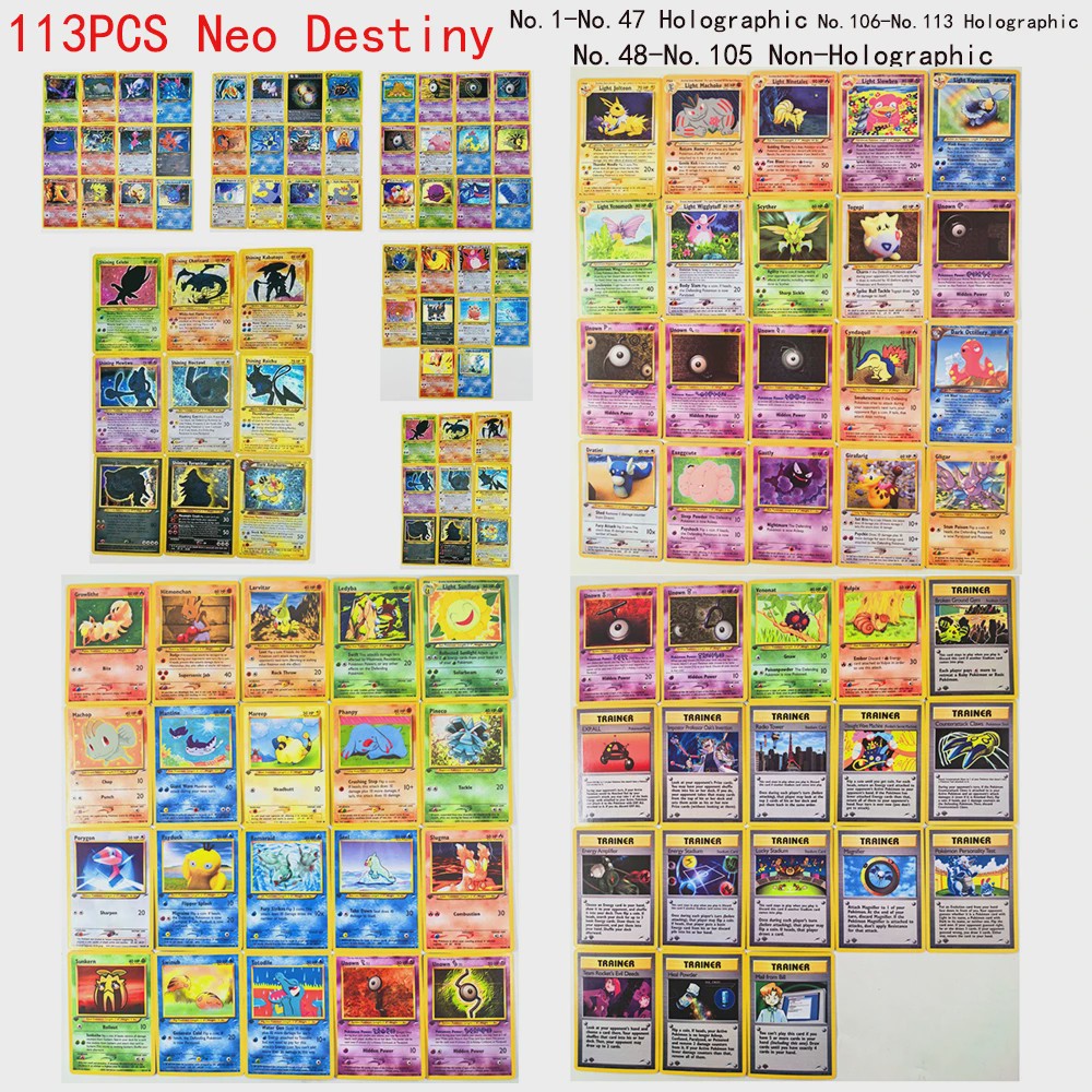 Verzamelkaarten: Base, Jungle, Fossil, Neo, Gym - Complete Collectie