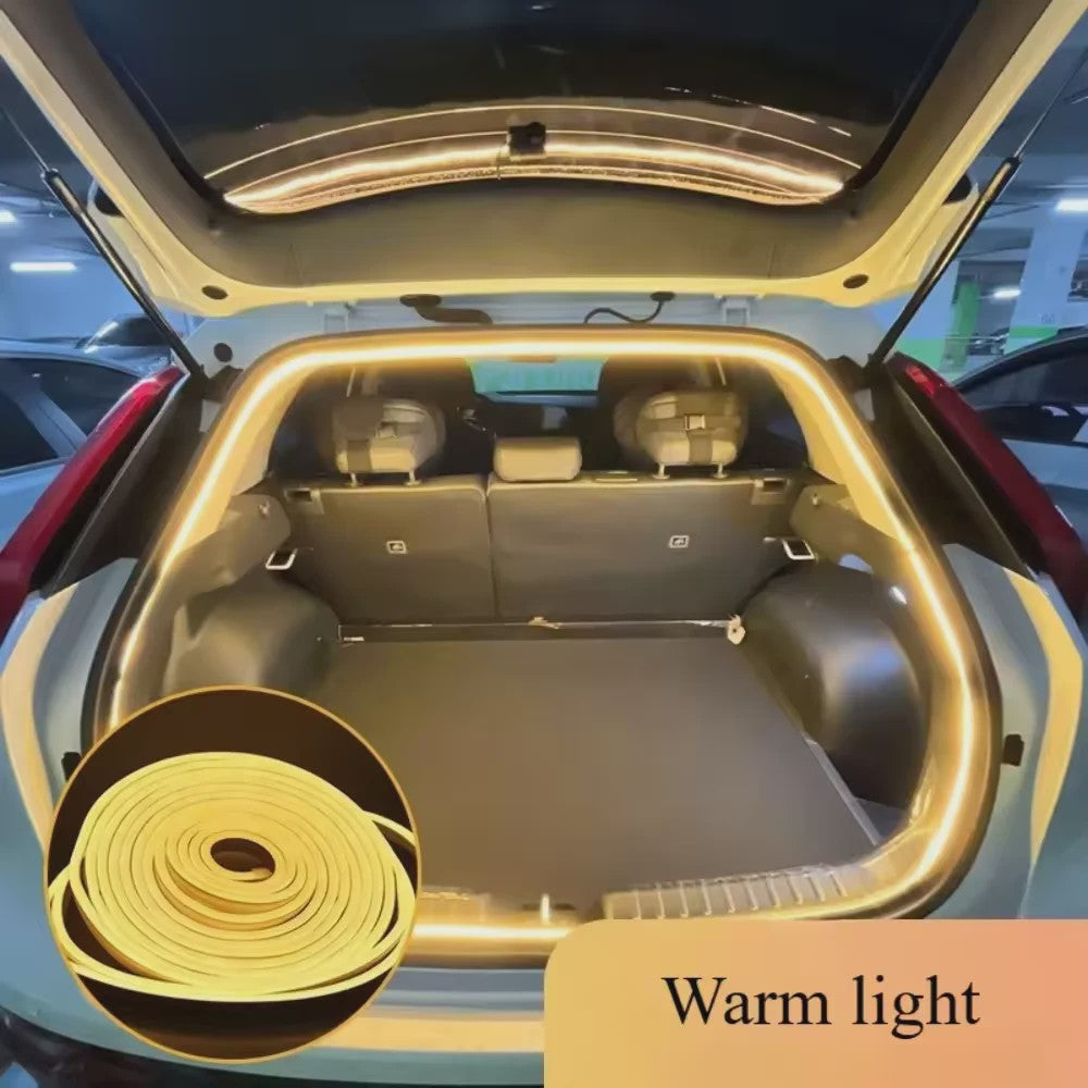 Automatisch Sensende Kofferbak LED Strip - Sfeerverlichting met Draadloze Installatie