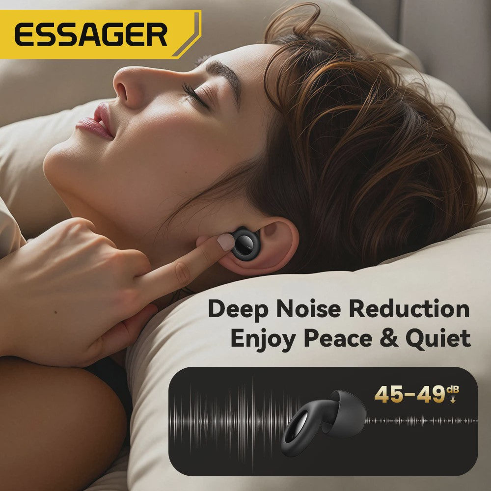 Essager Oordopjes Slaap - Zacht Siliconen Noise Cancelling voor Rustige Nacht & Concentratie