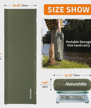 Naturehike Ultralichte Opvouwbare Camping Cot - Draagbaar Kampeerbed voor Buiten