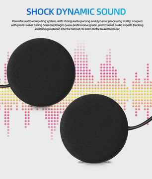 Motorhelm Bluetooth 5.3 Headset - Draadloze Stereo Communicatie & Handsfree Bellen