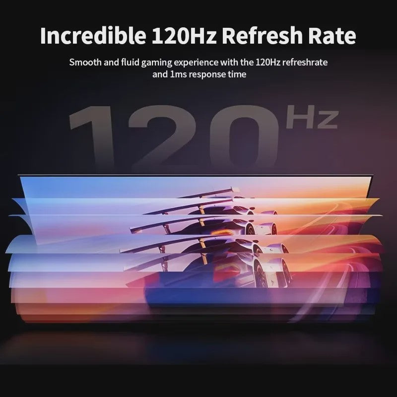 Crua 49 Inch 5K DQHD Ultrawide Curved Gaming Monitor - 120Hz, 5120x1440, VA Panel, FreeSync
