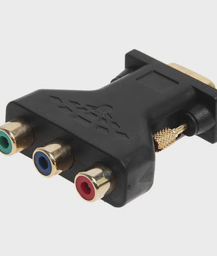 VGA naar 3 RCA AV Converter Adapter - Beeld van PC naar TV