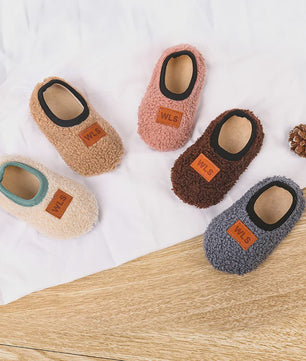 Zachte Pluche Babyslofjes - Antislip Sokken voor Binnen - Kinderen & Peuters