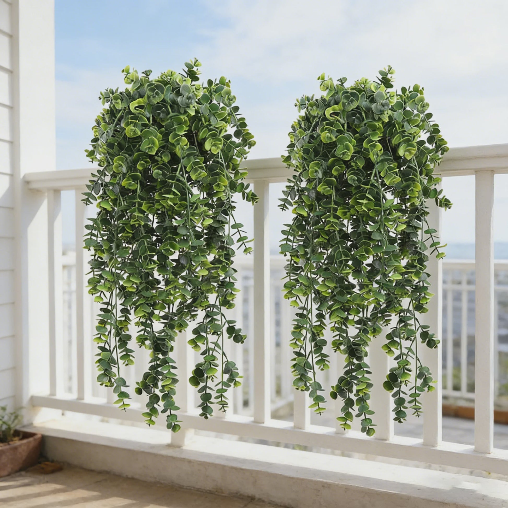 Kunst Eucalyptus Slinger - Hangplant Nep Groen voor Binnen & Buiten Decoratie