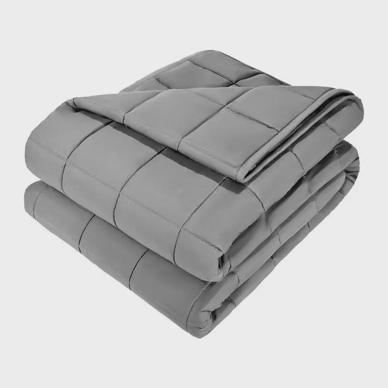 Grijze Therapeutische Verzwaringsdeken King Size - 9 kg - Glasparels - Stressverlichting & Betere Slaap