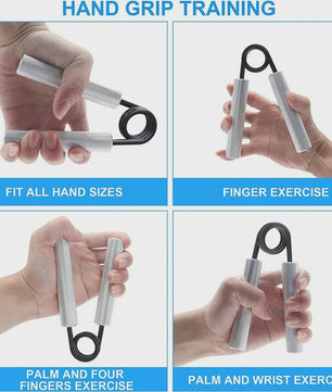 6-Pack Hand Grippers met Schuimrubberen Handvatten - Versterk Grip, Armen en Vingers