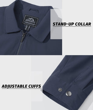 MAGCOMSEN Heren Lichtgewicht Casual Jack met Rits