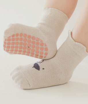 Schattige Baby Sokken met Dierenprint - Antislip & Ademend voor Jongens en Meisjes