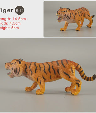 Realistische Dierenfiguren Set: Leeuw, Tijger, Zebra, Antilope & Meer