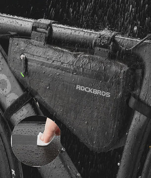 ROCKBROS 8L Fietstas Frame Driehoek Tas - Waterdicht, Reflecterend & Verstelbaar