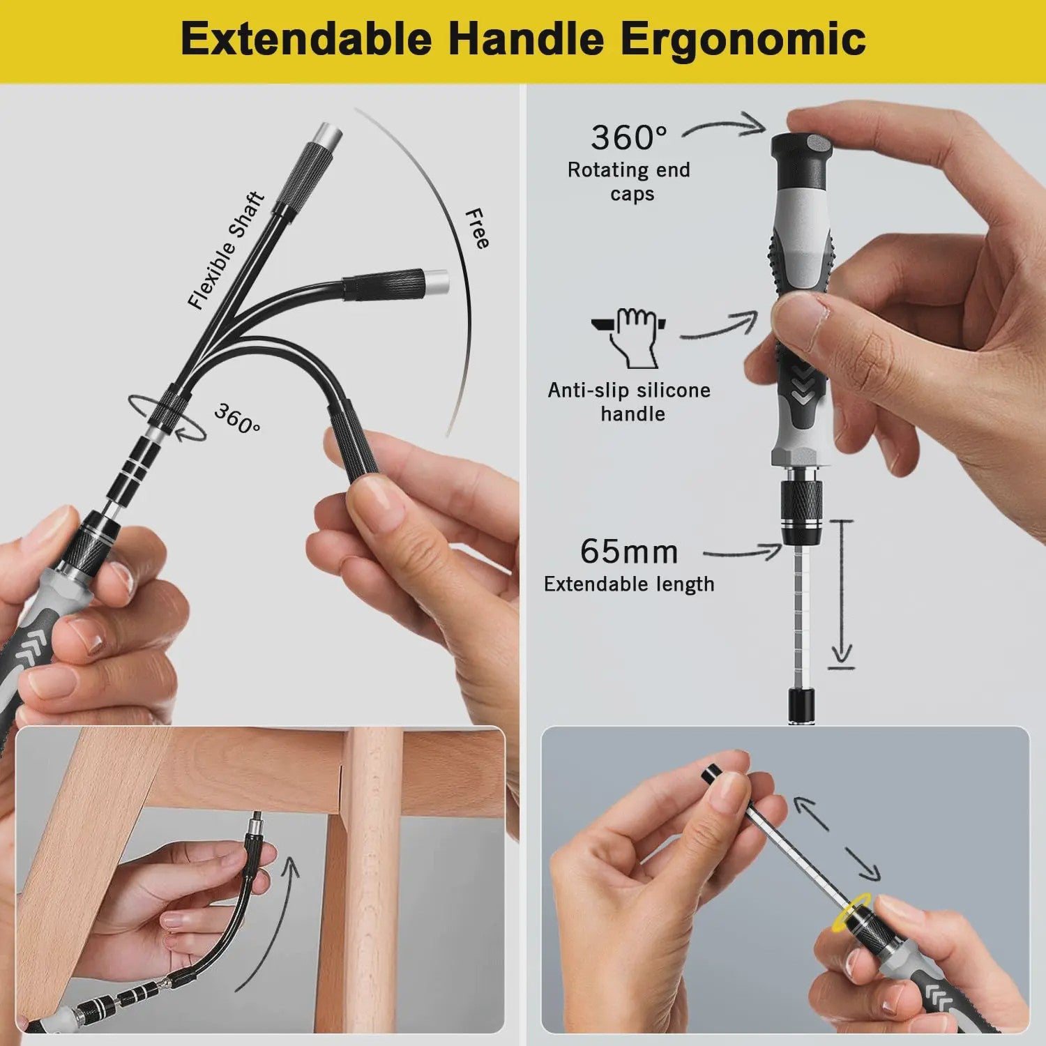 132-delige Precisie Schroevendraaierset - Professionele Handgereedschap Kit voor Elektronica