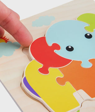 Houten 3D Puzzels voor Kinderen - Leerzaam Dieren Tangram Puzzel Speelgoed