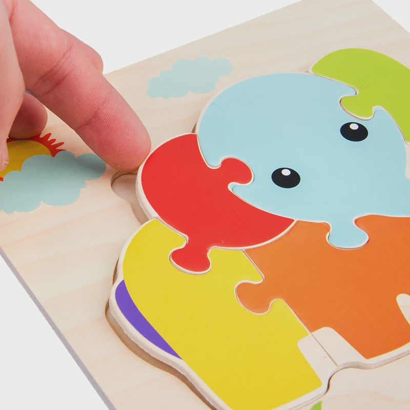 Houten 3D Puzzels voor Kinderen - Leerzaam Dieren Tangram Puzzel Speelgoed