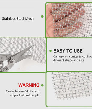 Roestvrij Staal Filterdoek - 304 Metaal Gaas - Diverse Mesh Groottes