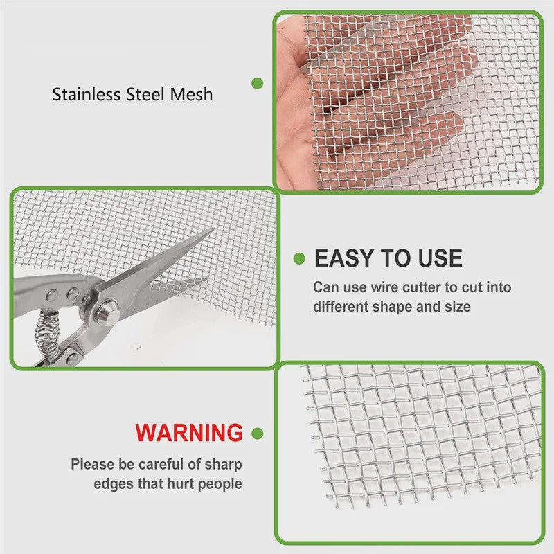 Roestvrij Staal Filterdoek - 304 Metaal Gaas - Diverse Mesh Groottes