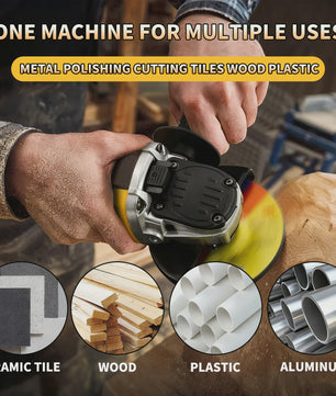 Krachtige Accu Haakse Slijper 950W - Borstelloos, 8500RPM, M14, Anti-slip Grip