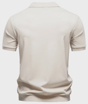AIOPESON Heren Polo Shirt - Ademend, Zijdezacht & Stijlvol 'Old Money' Design