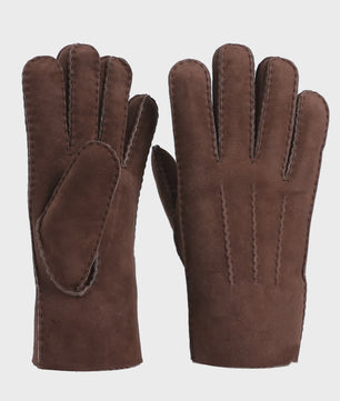 Luxe Unisex Lammy Voering Leren Handschoenen - Handgemaakt & Warm