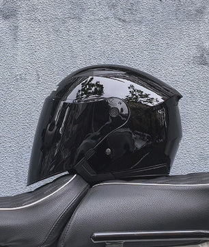 Motorhelm Heren Dames Universeel Vier Seizoenen Dubbel Vizier