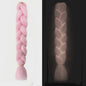 Neon Glow Braiding Hair Extensions - 24 Inch Jumbo Braid - Lichtgevende Kleuren