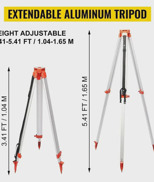 VEVOR Laser Waterpas Set met Statief en Meetstok - Precisie Metingen