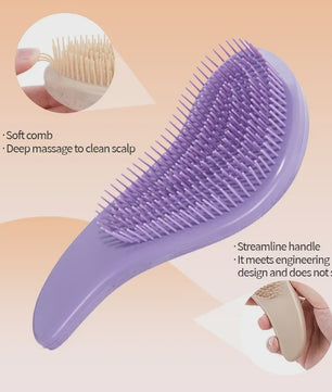 Magische Ontklittende Haarborstel van Tarwestro - Zacht, Antistatisch & Scalp Massage