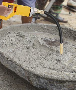 800W Betonnen Trilnaald met 1m Schacht - Krachtige Bouwtool voor Efficiënte Verdichting