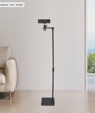Verstelbare Projector Vloerstandaard 122-154 cm met 360° Draaibare Kop