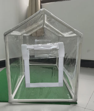 Compacte Koudbestendige PVC/PE Kas voor Tuinieren en Kleine Huisdieren