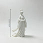 Elegant Chinees Hanfu Damesbeeldje - Oosterse Sculptuur 12cm