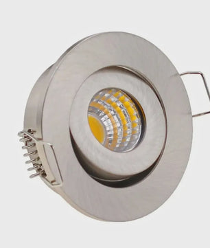 Mini LED Downlight 3W Dimbare Koel Wit 6000K Satin Nickel - SediaXL