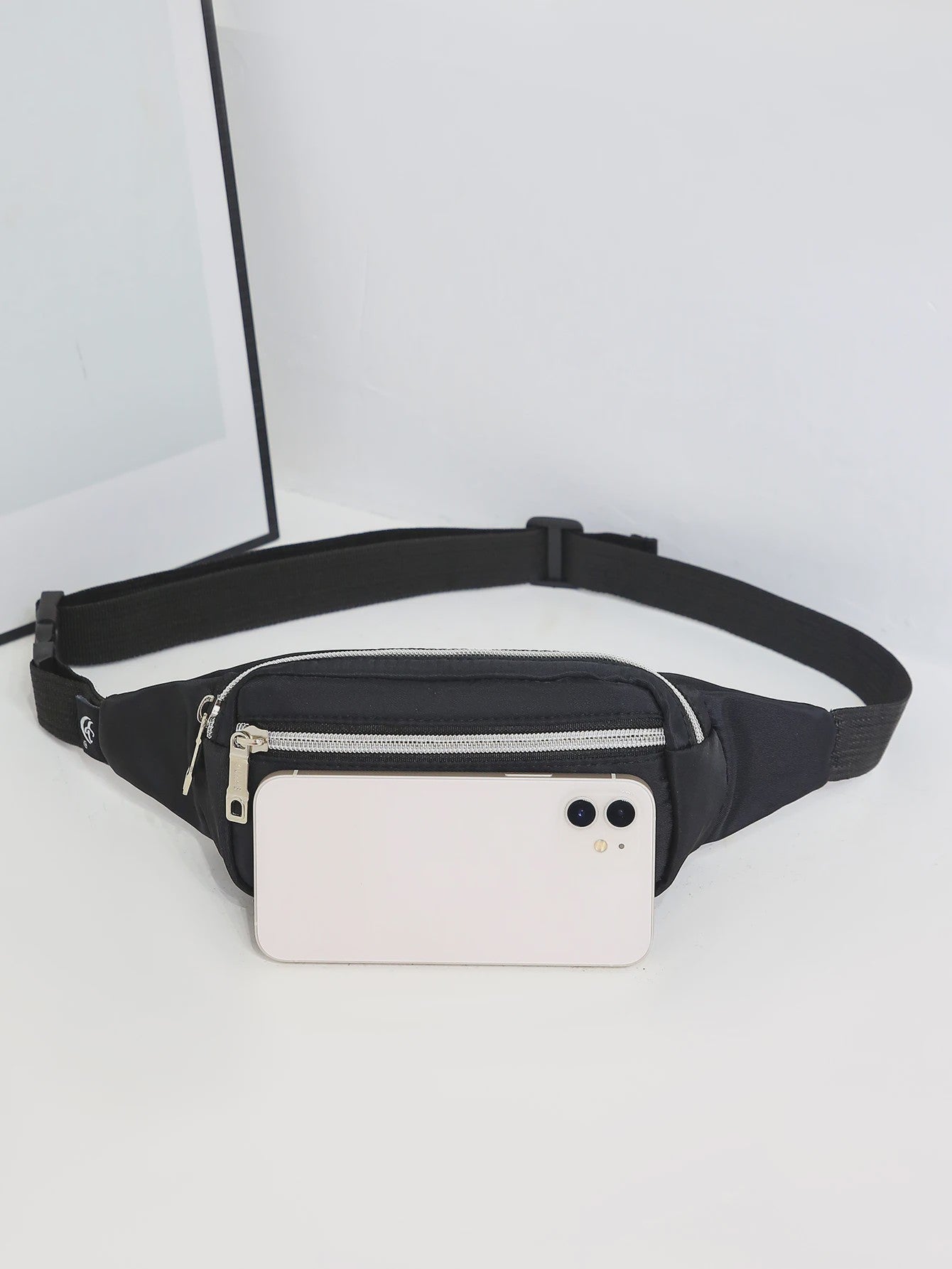 Stijlvolle Canvas Heuptas voor Heren en Dames - Ideaal voor Telefoon, Sleutels en Portemonnee