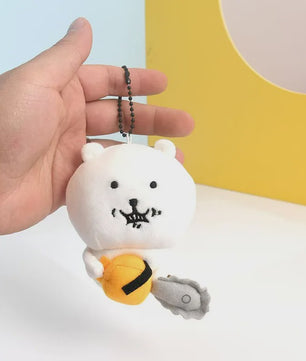 Schattige Pluche Beer Sleutelhanger - Kawaii Pluche Dieren Accessoire voor Tassen & Cadeau