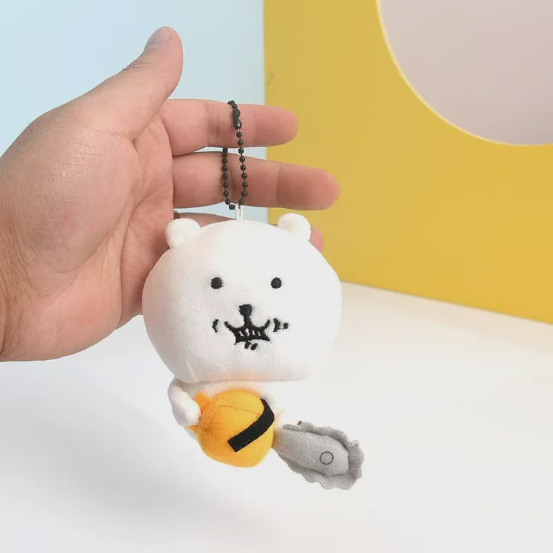 Schattige Pluche Beer Sleutelhanger - Kawaii Pluche Dieren Accessoire voor Tassen & Cadeau
