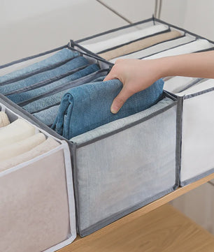 Opvouwbare Lade Organizer Set voor Ondergoed, Sokken en BH's - Mesh Opbergdozen