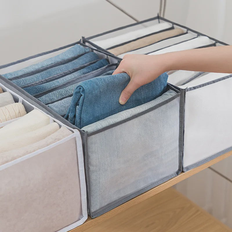 Opvouwbare Lade Organizer Set voor Ondergoed, Sokken en BH's - Mesh Opbergdozen