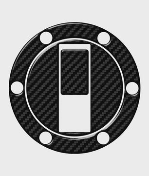 Motor Brandstofdop Sticker Bescherming Carbon Look voor Triumph & Cagiva