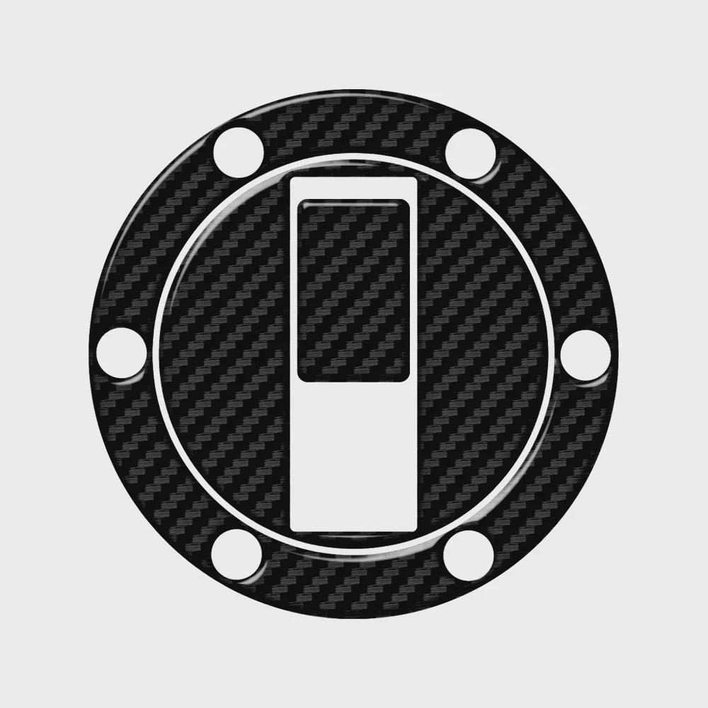 Motor Brandstofdop Sticker Bescherming Carbon Look voor Triumph & Cagiva