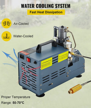 Krachtige Hogedruk Luchtcompressor Pomp 1800W - 4500PSI/300BAR