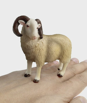 Realistisch Sierfiguur Schaap of Geit - Boerderijdier Model voor Miniatuur Tuin & Huisdecoratie