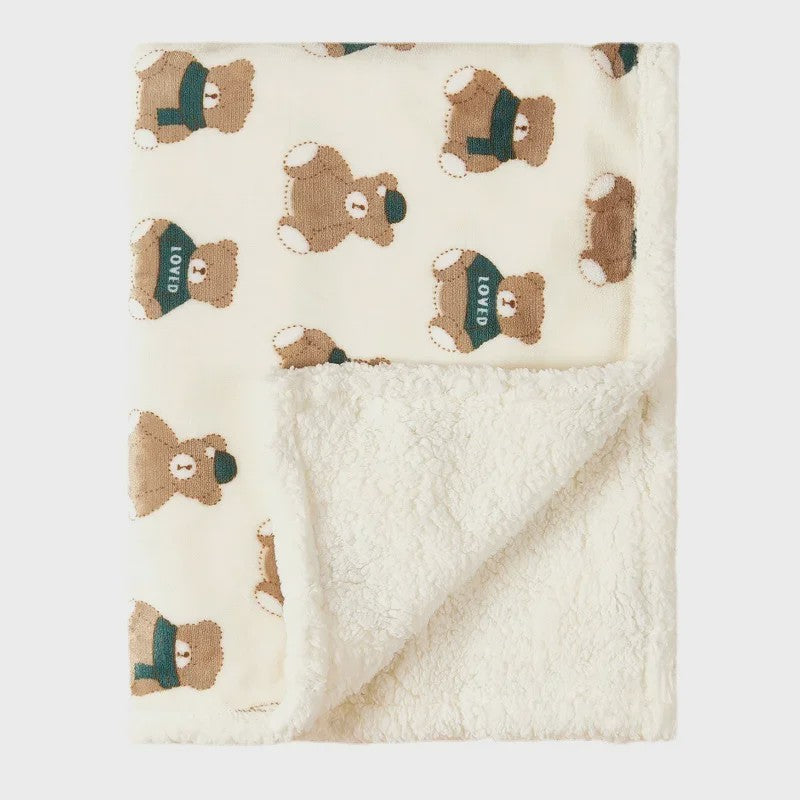 Luxe Baby Swaddle Deken - Warm Fluwelen & Lamswol Fleece - Zacht & Knus voor de Baby
